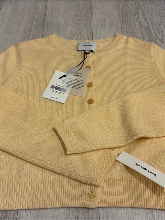Reformation Sweaters - Brand New Reformation Clara Cashmere Crew Cardigan
